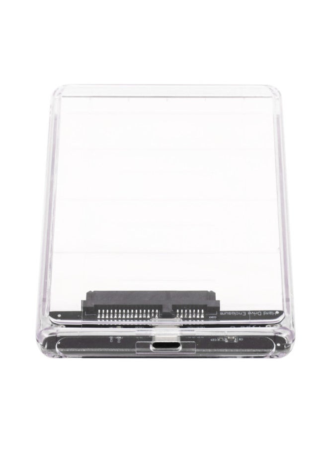 Generic Supply Type-C To SATA Hard Disk Box 2.5 Inch Serial Port Sata To USB3.1 Mobile Hard Disk Box-Color:Brown Style  - Image 3