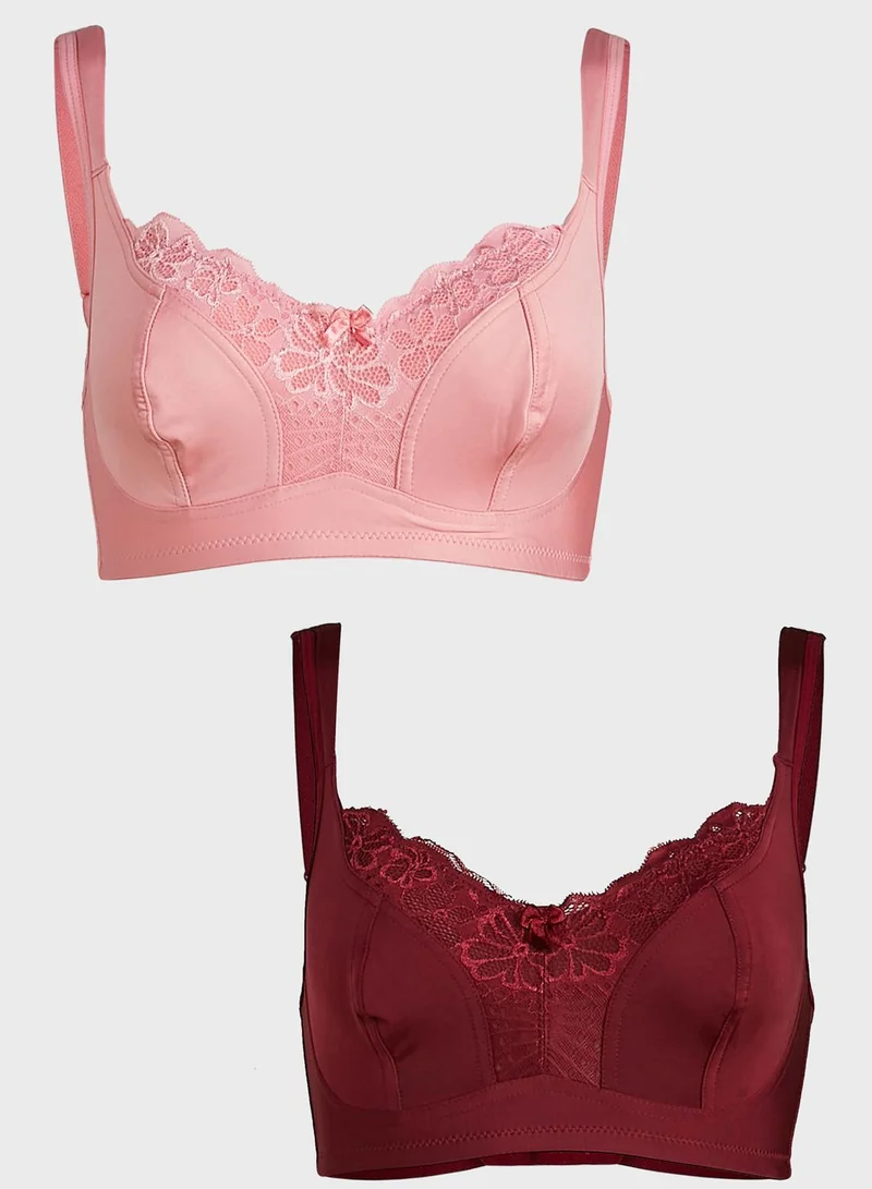 Dress Berry 2 Pack Medium Coverage Bras