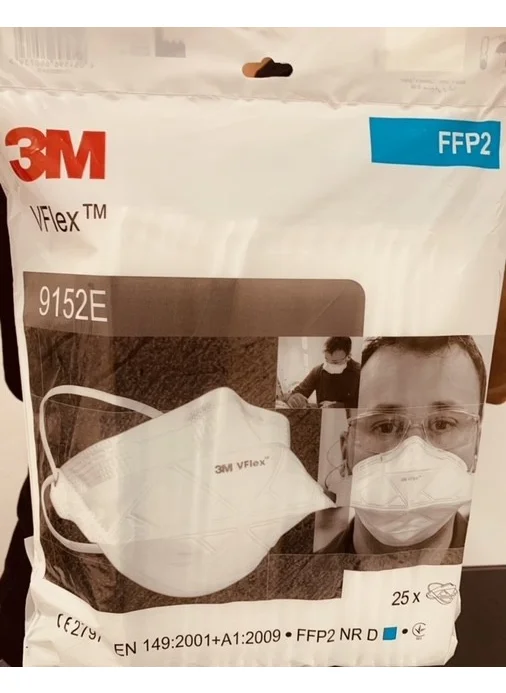 ثري ام 9152E Dust Mask Without Valve 25 Pcs