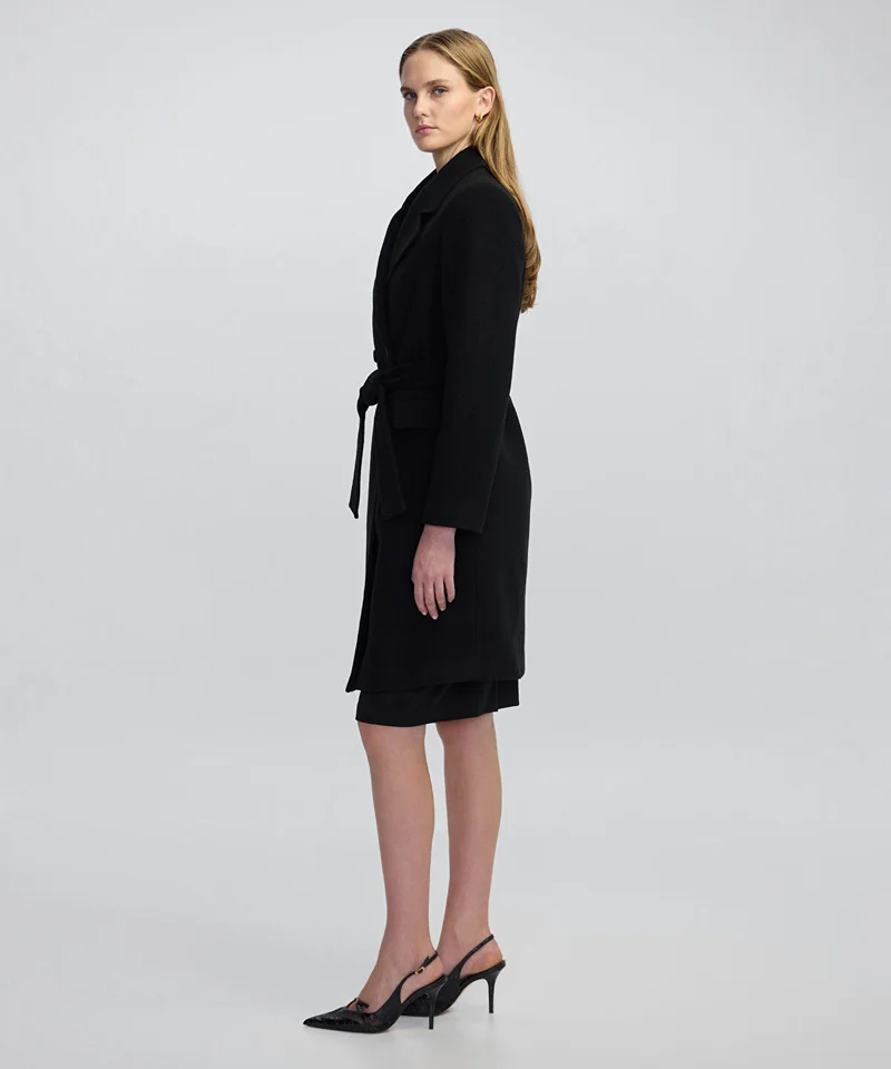 Ipekyol Double-Breasted Coat with Belt