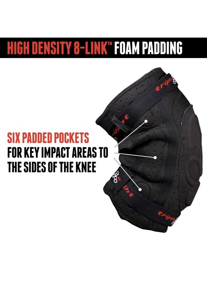 Triple Eight ExoSkin Knee Pad (Black, Large) - Image 2