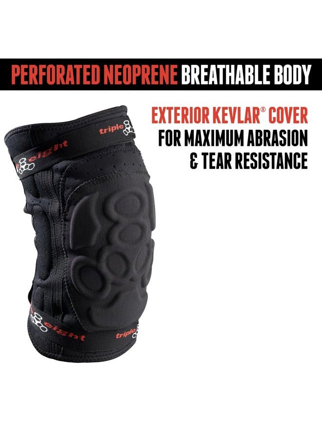 Triple Eight ExoSkin Knee Pad (Black, Large) - Image 4