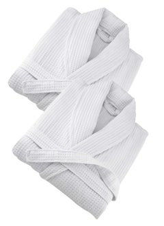 2 Pieces Dressing Gown  Bathrobe Standard Size Nightwear