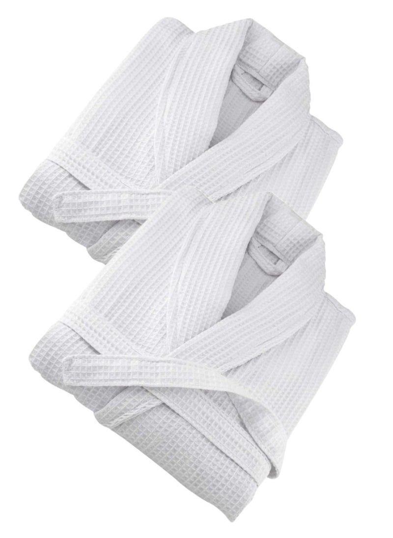 Blueberry - 2 Pieces Dressing Gown  Bathrobe Standard Size Nightwear - Image 1