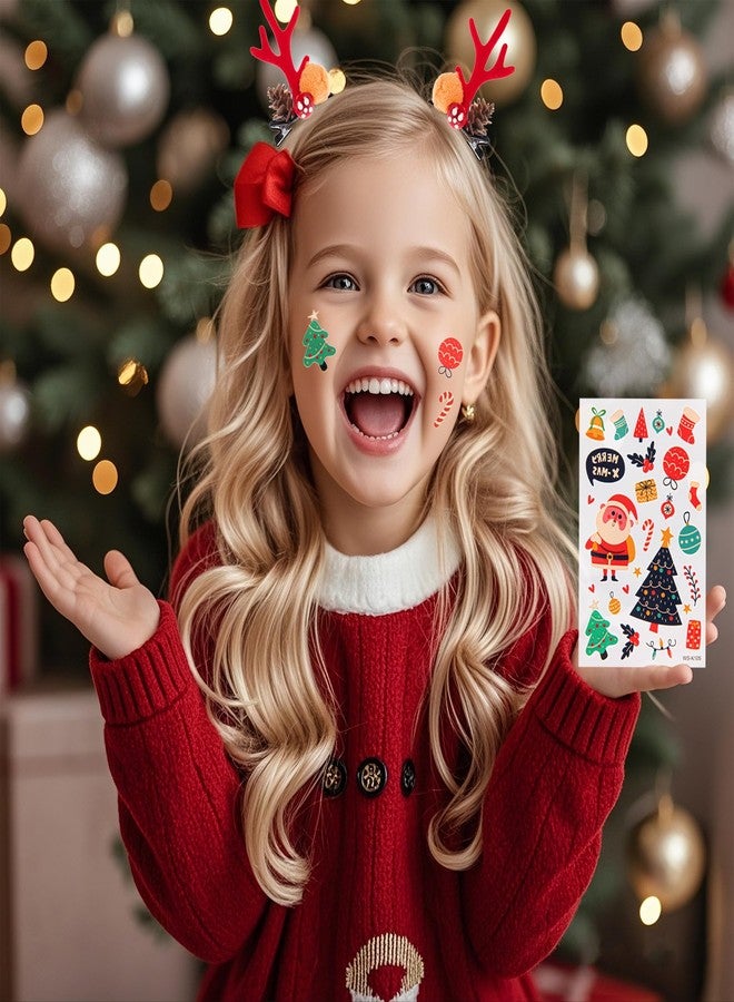 ebuddy 18 inch Doll Clothes and Accessories- Christmas Costume Playset Including Dress,Fur Vest, Tights, Boots, Hair Clips,Bell and Sticker (No Doll) - Image 4