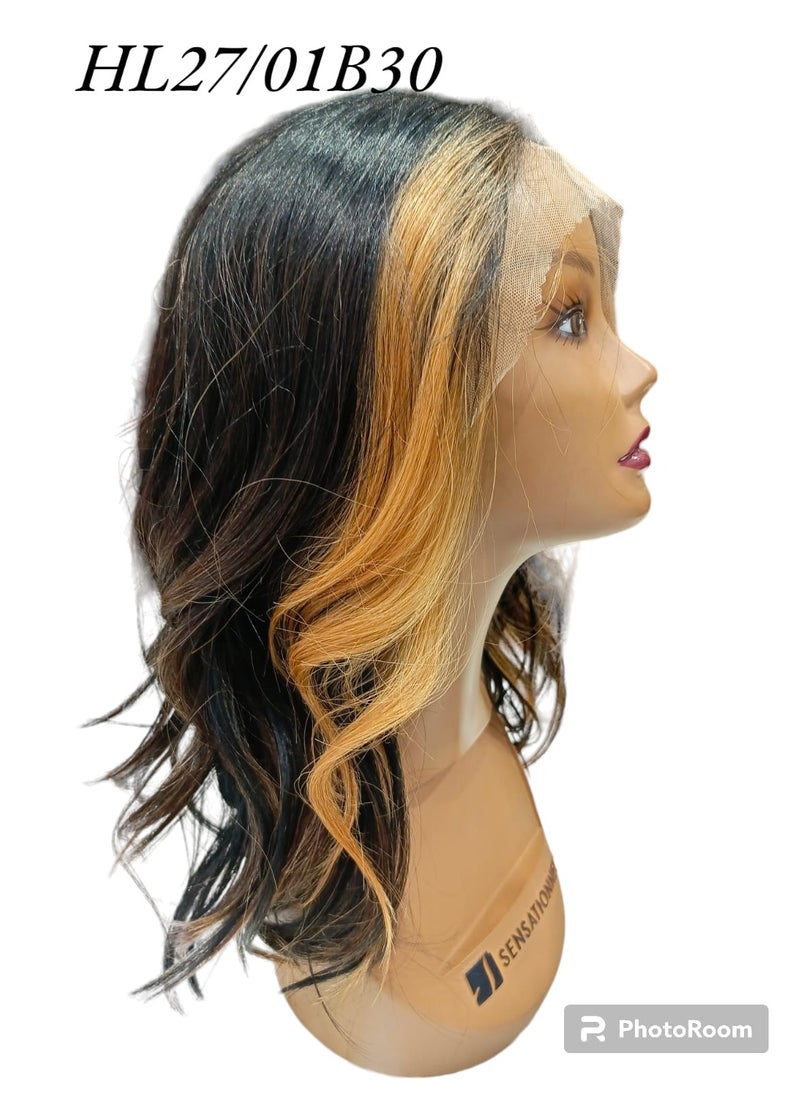 بوبي بوس HL27/01B30 # Bobbi Boss MLF233 شعر مستعار بدانتيل أمامي صناعي ممتاز مقاس 13×t Wig ML4 عالي الدقة من AVRI  - Image 2