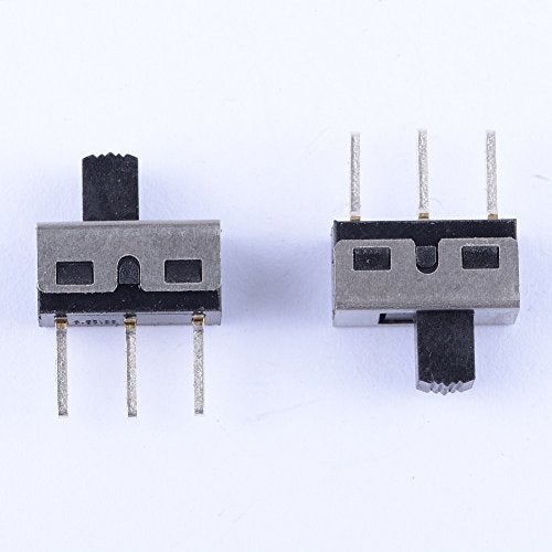 Cylewet 20Pcs 5mm High Knob Vertical Slide Switch 3 Pin 2 Position 1P2T SPDT Panel (Pack of 20) CYT1107 - Image 3