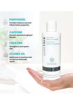 SureThik SURETHIK Caffeine Infused, Hair Thickening Conditioner, 250ml  - Image 4