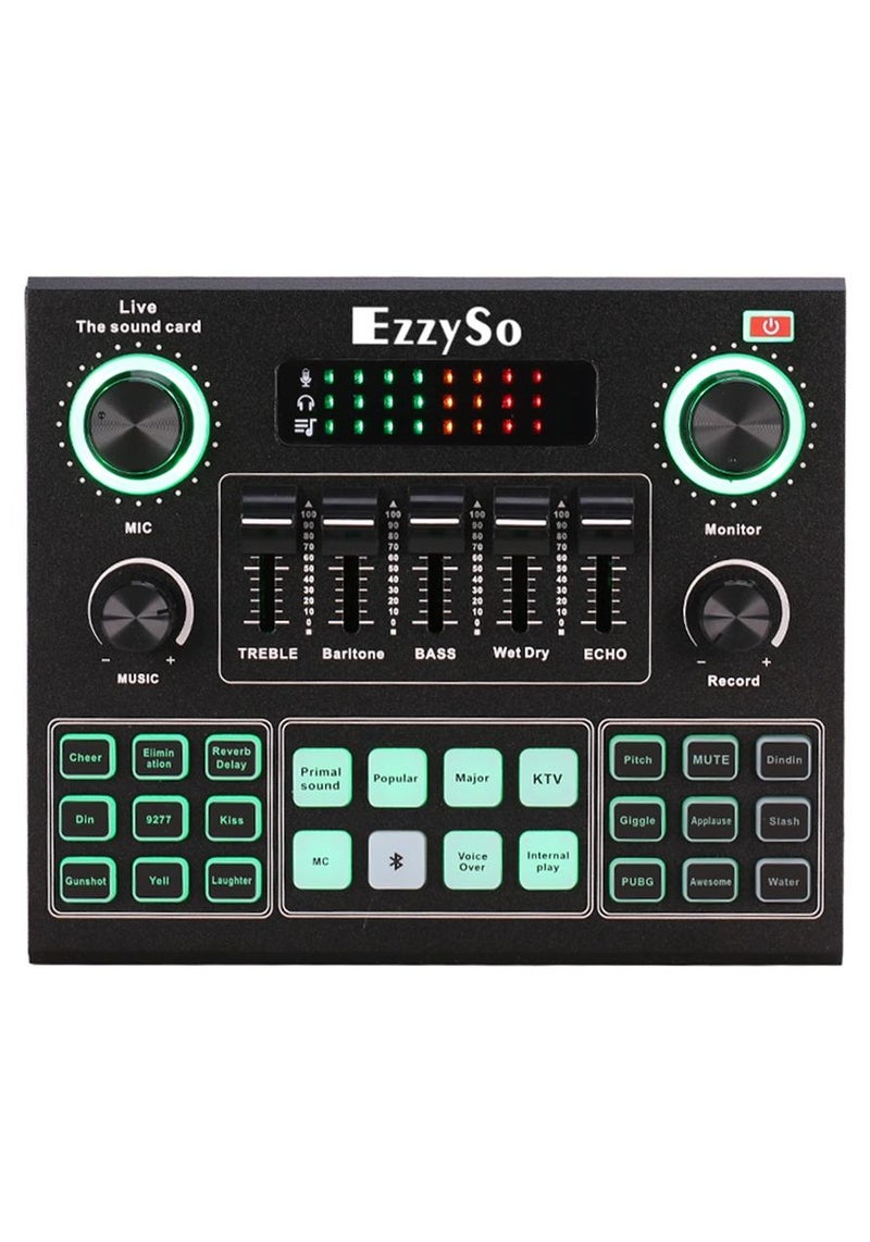 إيزي سو Sound Mixer Board For Live Streaming Voice Changer Card With Multiple Effects Audio Sound Card - Image 1