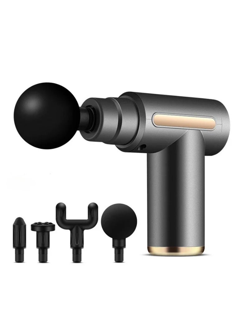 Mini Massage Gun Percussion Deep Tissues Muscle Massager Gun With 6 Speeds Massage Device Super Quiet Portable Electric Handheld Body Massager for Back Neck Pain Relief - Image 1