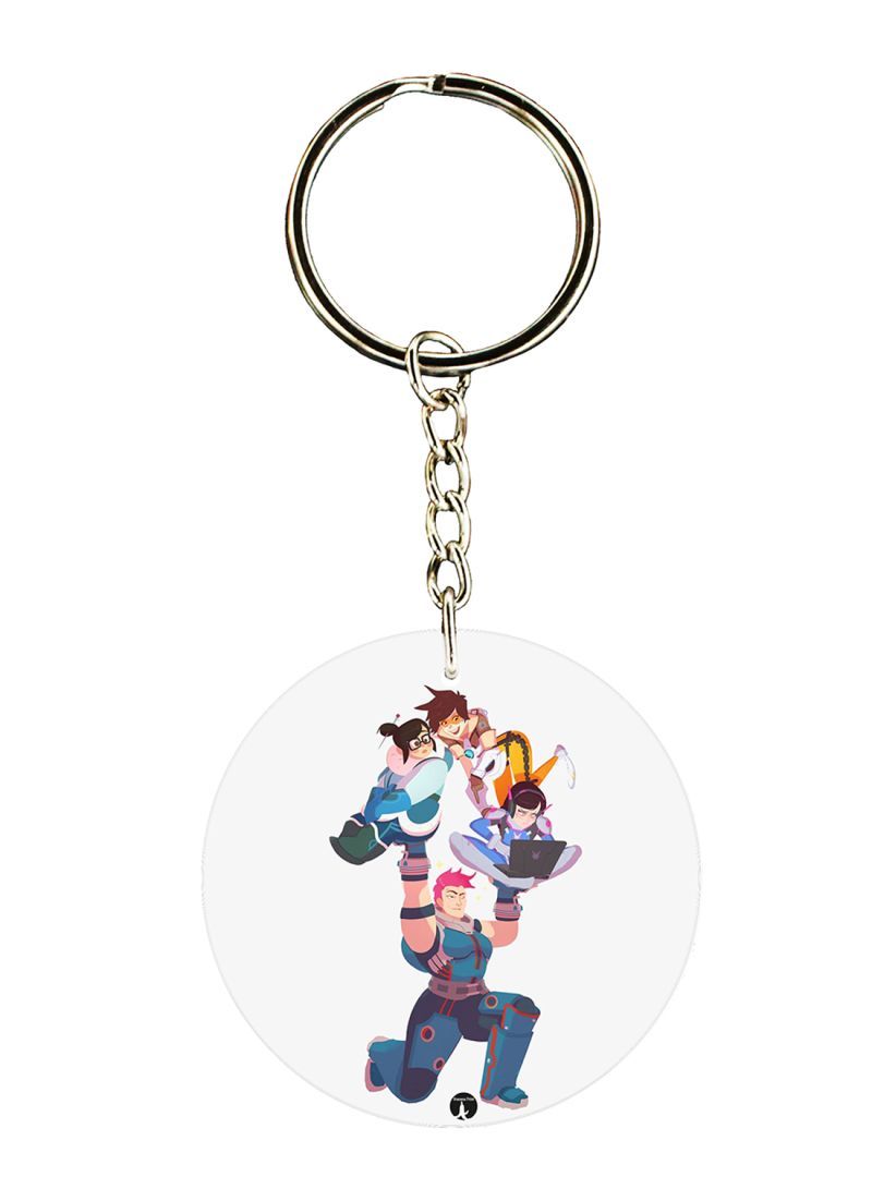 RKN Overwatch Game Printed Keychain