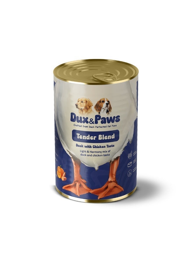 Dux&Paws Tender Blend Premium Duck Paté for Dogs - 400g Net Weight | Hypoallergenic Single Protein Formula & Balanced Wet Food. pets food ,dogs food - Image 1