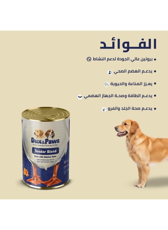 Dux&Paws Tender Blend Premium Duck Paté for Dogs - 400g Net Weight | Hypoallergenic Single Protein Formula & Balanced Wet Food. pets food ,dogs food - Image 5