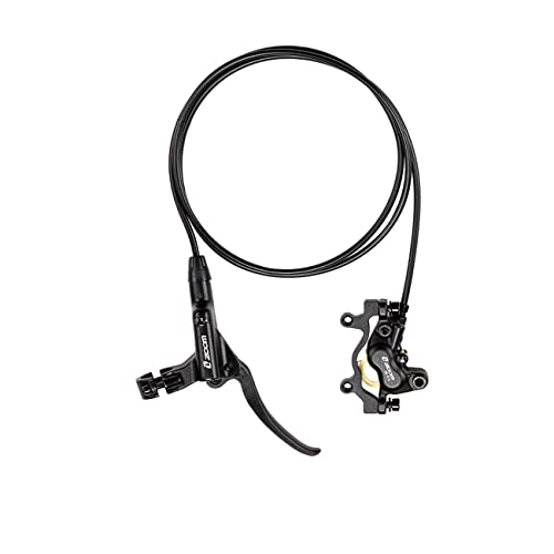 BUCKLOS Zoom Mountain Bike MTB 4 Piston Hydraulic Disc Brakes Set Left Front 850mm Right Rear 1550mm Hydraulic Brake Aluminum Alloy Lever with Caliper isPM Adapter Fit EBikeFat BikePreBled - Image 1
