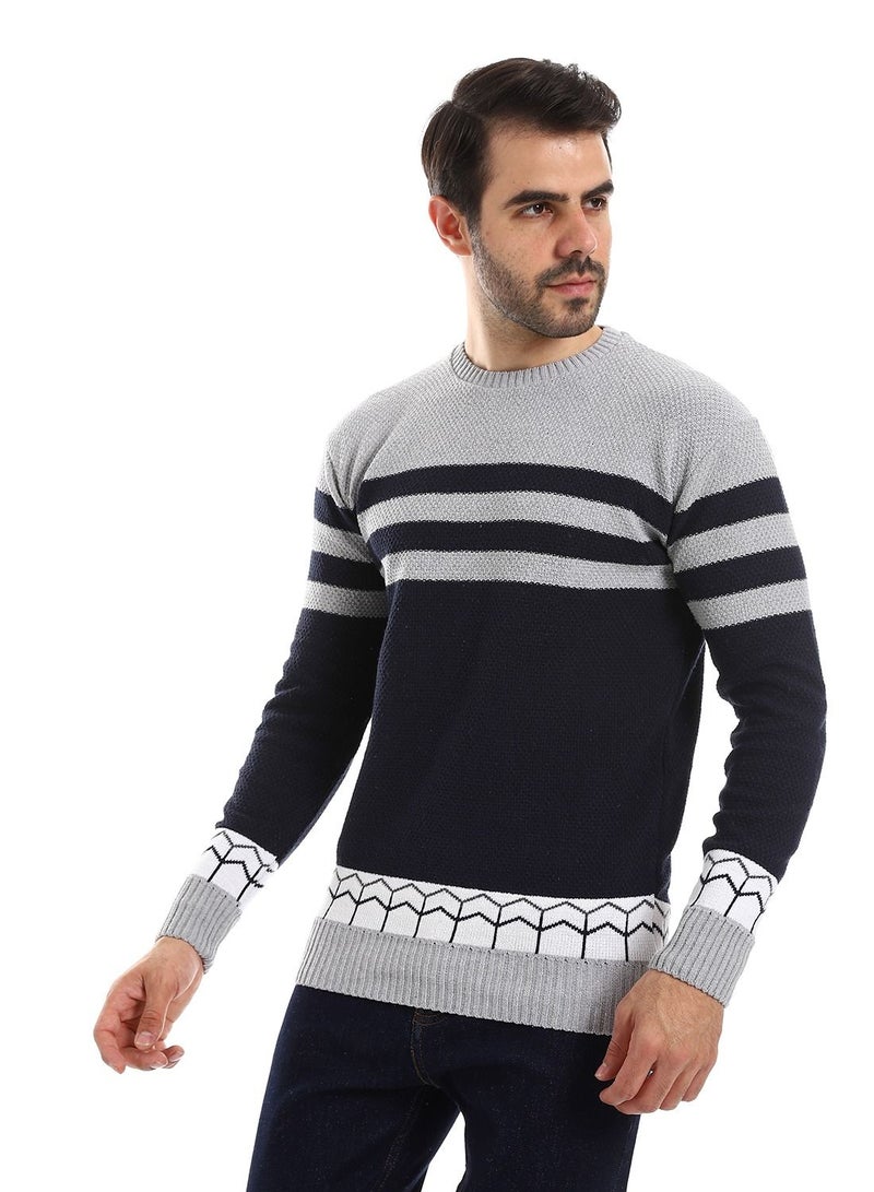 سيزار بلوفر رجالي صوف بتصميمات متعددة - Image 2