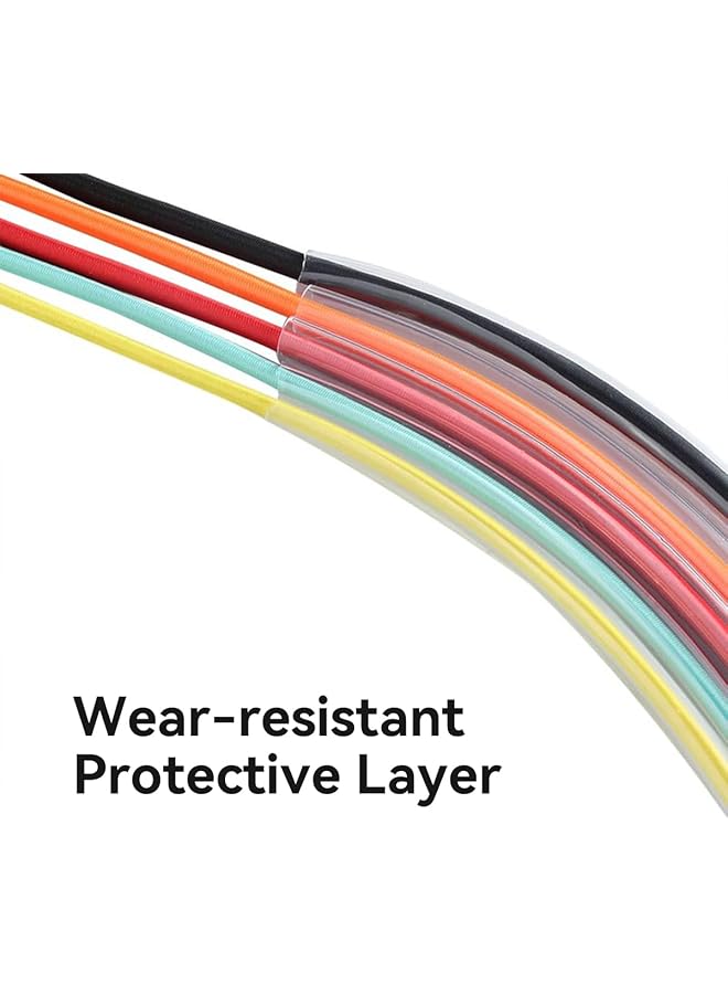 ECVV 14 Piece Resistance Bands Set with Handles Door Anchor Ankle Straps Training Manual & Carrying Bag Ideal for Home Fitness Yoga Pilates Stretching & Strength Training for Men & Women - Image 4