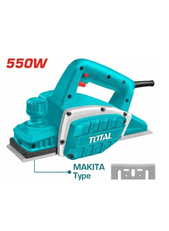 TOTAL Electric Planer 82mm 550W – Model TL5508216