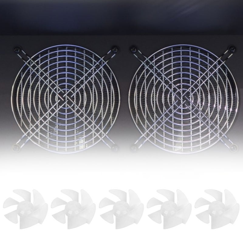 10Pcs Mini Plastic Fan Blade Small Power Hair Dryer Fan Leaves Motor Accessories - Image 3