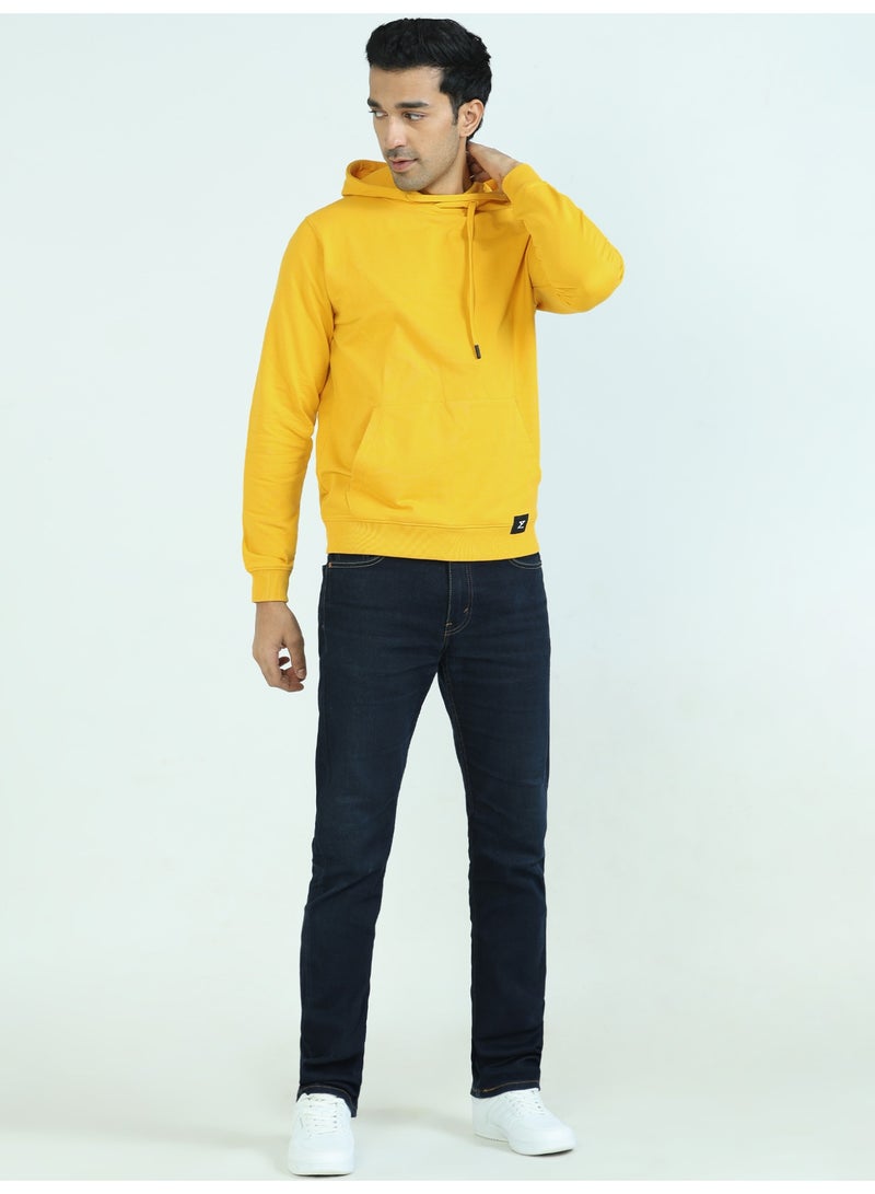 XYXX Men's Cruze French Terry Cotton Relaxed Fit Long Sleeves Sweatshirt Hoodie - Image 4