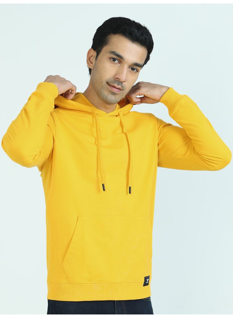 XYXX Men's Cruze French Terry Cotton Relaxed Fit Long Sleeves Sweatshirt Hoodie - Image 2