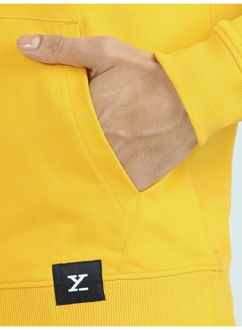 XYXX Men's Cruze French Terry Cotton Relaxed Fit Long Sleeves Sweatshirt Hoodie - Image 5