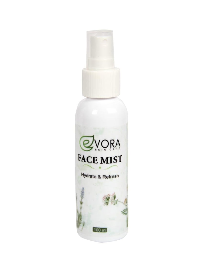 Evora Cosmetics Face Spray, Hydrating & Refreshing Facial Mist, 100ml