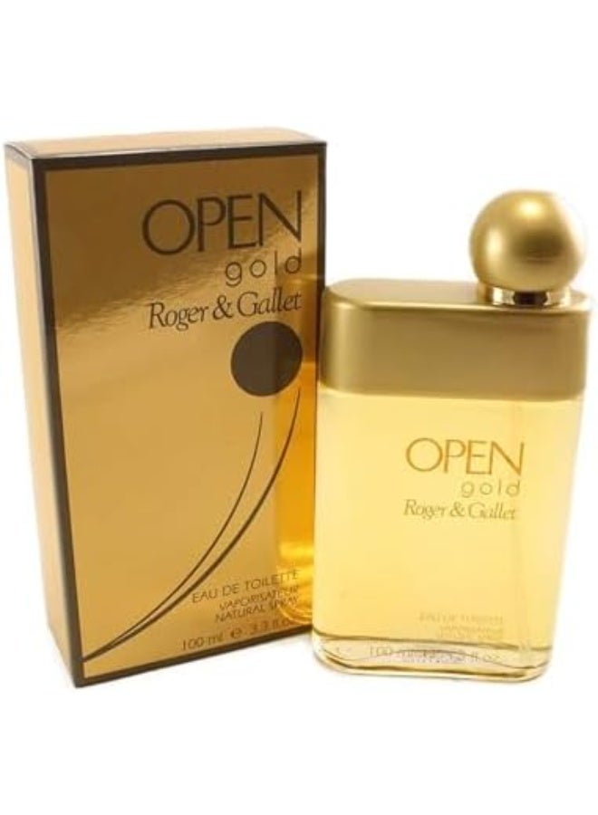 ROGER & GALLET Open Gold EDT 100ml - Image 1