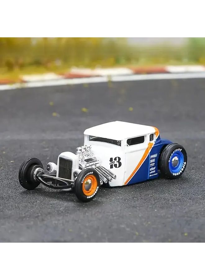 Maisto 1 64 1953 Mack B 61 Flat Transport Vehicle Set With 1929 Model A Metal Alloy Car - Image 5