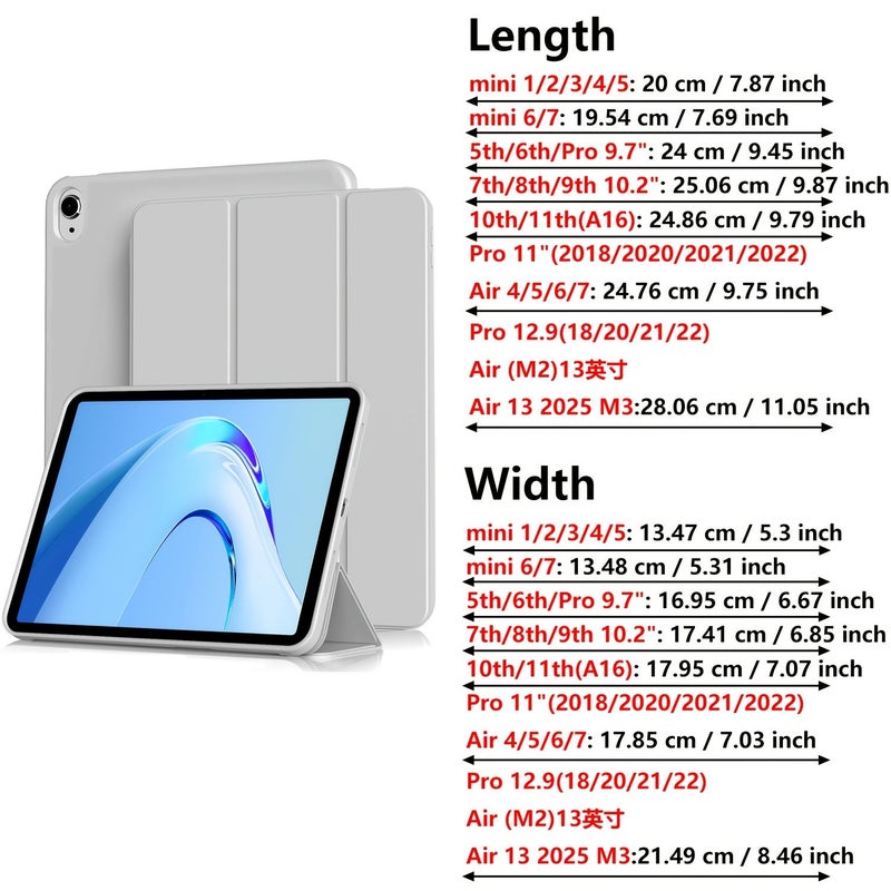 حالة حماية مخصصة فاخرة بلون الخزامى متوافقة مع iPad Mini 1 و2 و3 و4 و5 - Image 2