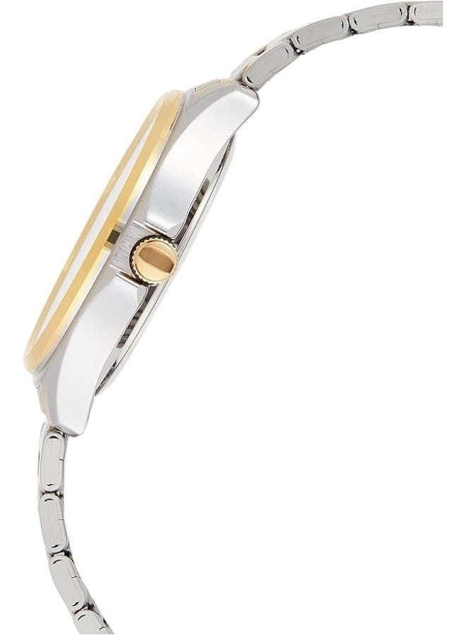 كاسيو ساعة كاسيو رجالي بسوار معدني فضي وذهبي MTP-1183G-7ADF - Image 3