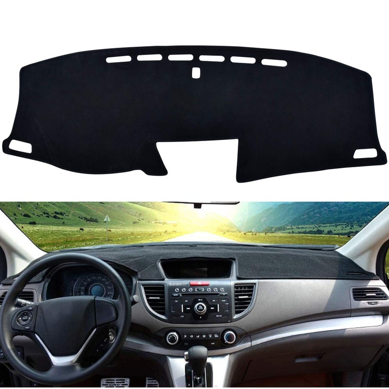 SPEEDWOW Dashboard Dash Board Cover Mat Carpet Compatible with 20122016 Honda CRV