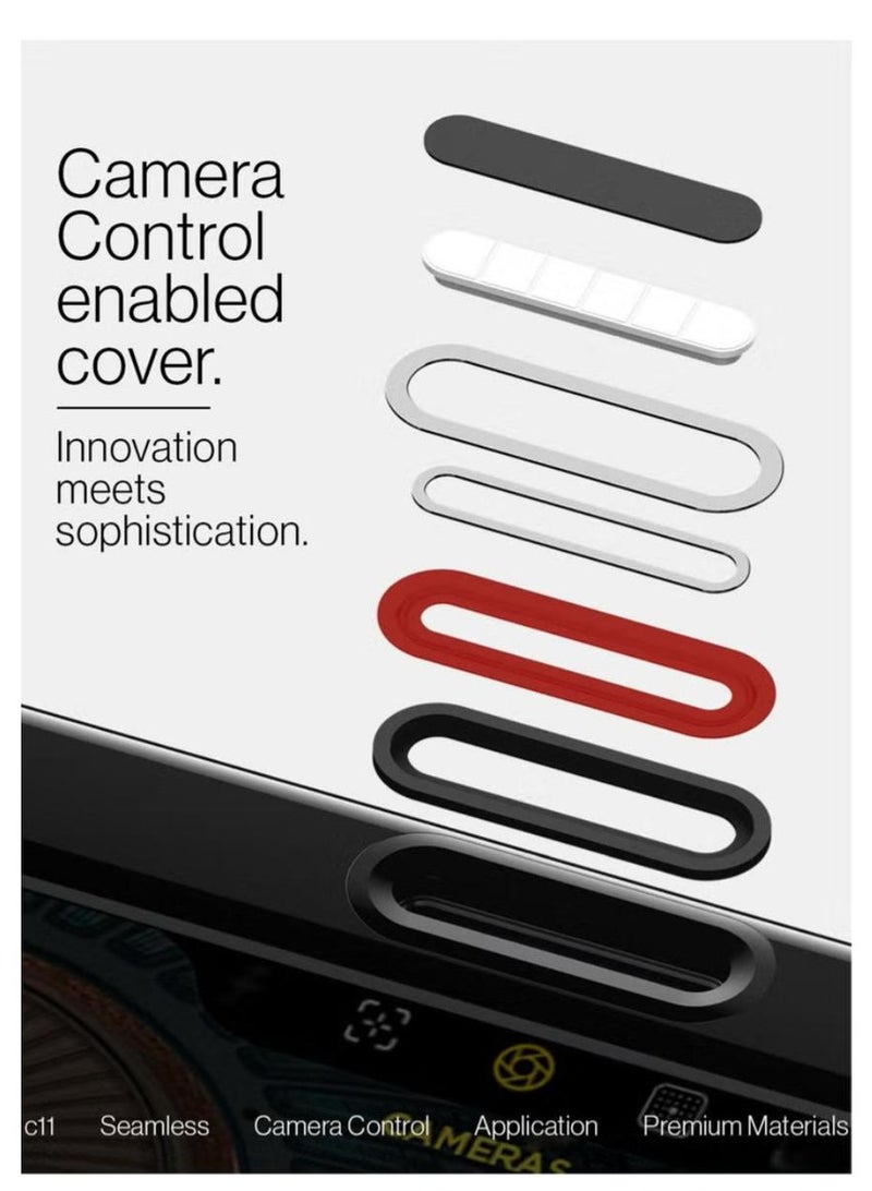 Spigen Ultra Hybrid T MagFit for iPhone 16 Pro MAX Case Cover [Camera Control Button Cover] with MagSafe [3D Spatial Effect with Hexa-Layer Print] - C11 Chronos - Image 5