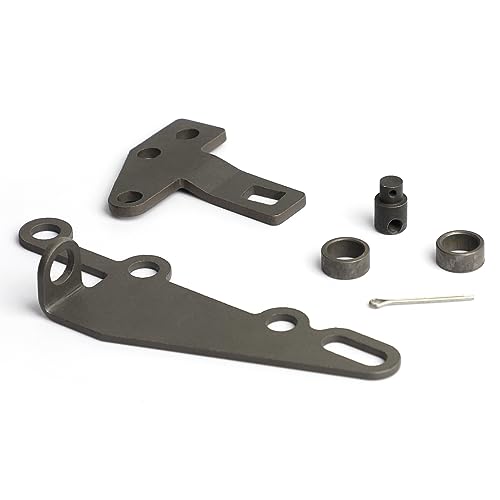 XunDong 35498 Shifter Bracket and Lever Kit Automatic Transmission Shifter Compatible with Turbo TH200 2004R TH250 TH350 TH400 700R4 4L60 - Image 1