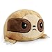 TeeTurtle The Original Reversible Sloth Plushie Brown Cute Sensory Fidget Stuffed Animals That Show Your Mood 35 inch - Image 3