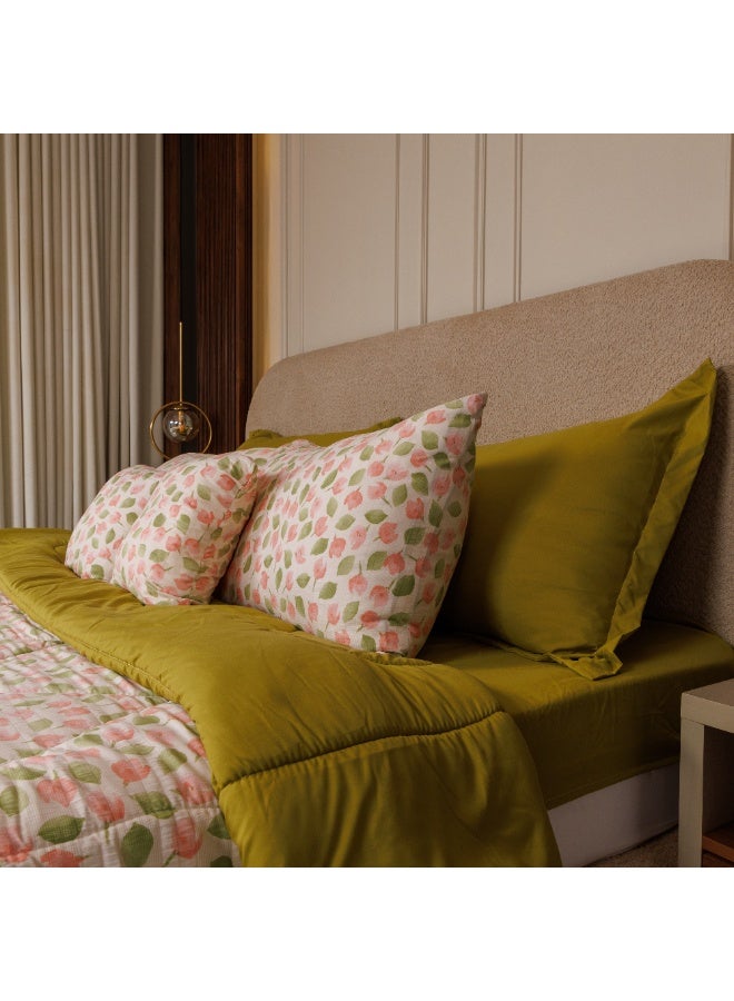 FoamZone Microfiber Comforter Bedding 10 PCs King Size 260x240 cm - Image 2