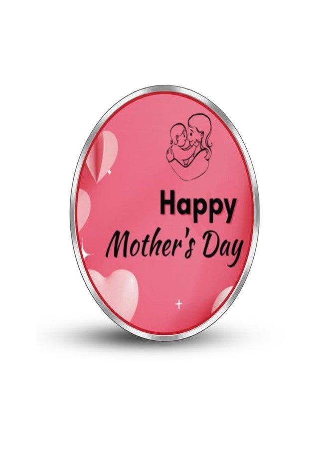 Silviya BIS Hallmarked "Happy Mother's Day" 999 Pure Silver Coin (10 Gram) - Round Shape - With Certificate of Authenticity - Unique and Memorable Gift for Mom - Mother - Mother-in-Law - Image 2