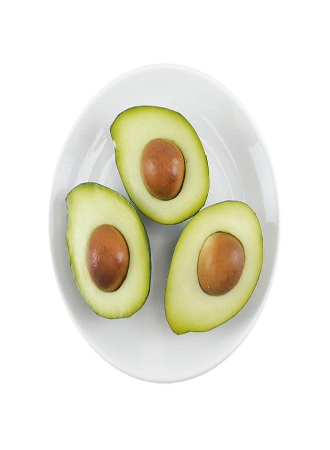 Skyseen 3Pcs Artificial Avocado Half Fake Fruit Home Party Festival Photography Props - Image 1