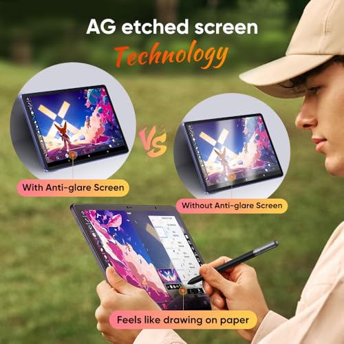 XP-PEN لوحة الرسم السحرية XPPen بحجم 12.2 بوصة لوح رسم مستقل لا يحتاج إلى كمبيوتر مع 16384 مستوى ضغط قلم X3 برو رفيع دعم الميل شاشة تشبه الورق 8GB + 256GB لفناني الرسم الرقمي - Image 3