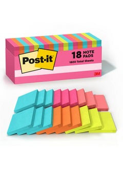 Notes, 3X3 In, 18 Pads, America'S 1 Favorite Sticky Notes, Poptimistic Collection, Bright Colors (Magenta, Pink, Blue, Green), Clean Removal, Recyclable (65418Ctcp) - pzsku/Z06A5034028C8B55CA9F4Z/45/_/1721572880/73b501bb-91b0-401a-b628-fad2e073ecc7