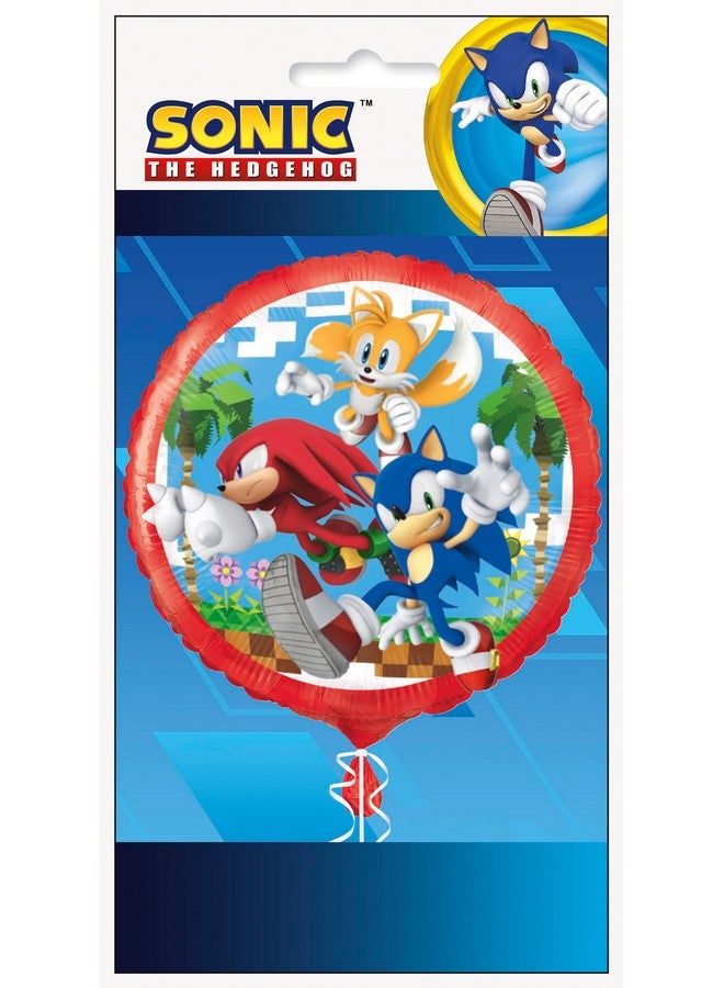 Unique Sonic The Hedgehog Foil Balloons Set of 2 | Multicolor With Sticker | Birthday Party Decorations | Officially Licensed - Image 4
