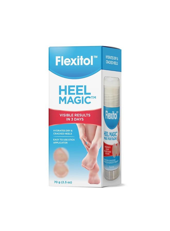 Flexitol Heel Magic For Dry Skin or Rough Heels with Shea Butter & Vitamin E, 2.5 Ounce - Image 2