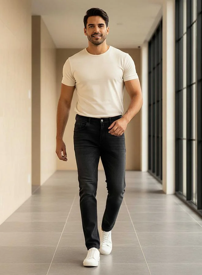 Splash FAV Men Straight Fit Mid Rise Jeans
