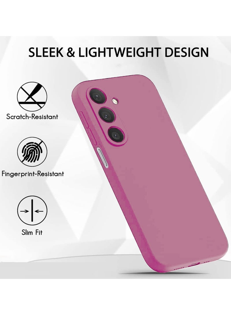 Wtech Soft Liquid Silicone Case Cover For Samsung Galaxy A25 5G 2023 Pink - Image 5