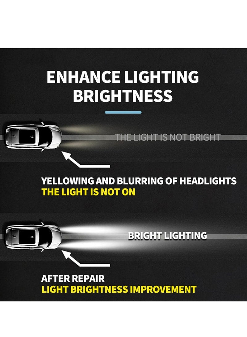 إيفو ملمع فاخر لاستعادة وتطهير المصابيح الأمامية 100 مل - يزيل الاصفرار والأكسدة والخدوش ويعزز الوضوح - Image 3