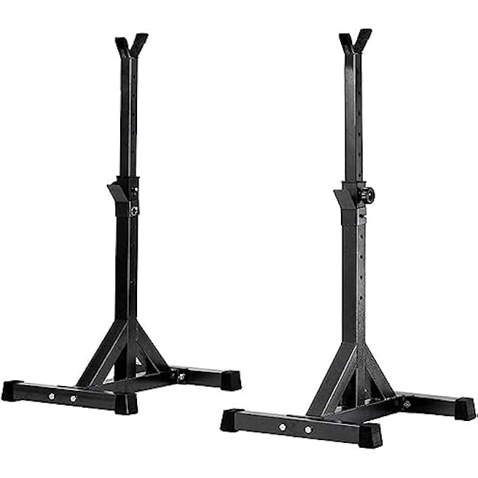 rayihni X Squat Rack Bench Press Men'S Fitness Barbell Rack Multifunctional Shelf Adjustable Bracket Home Indoor Gym Strength Training Stand Squat Rack Weight Lifting - Image 1