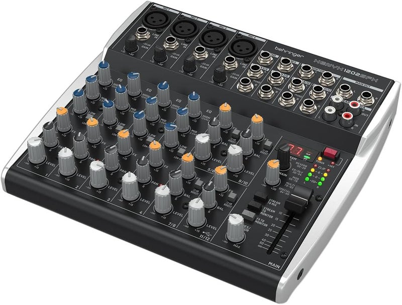 Behringer XENYX 1202SFX 12-Input Mixer with USB & Effects - Image 3
