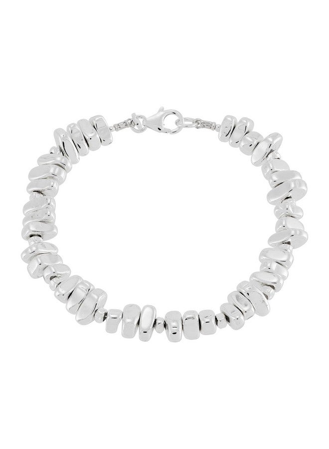 Silpada 'Collected Beauty' Sterling Silver Hematite Bead Bracelet. 7.5" - Image 4