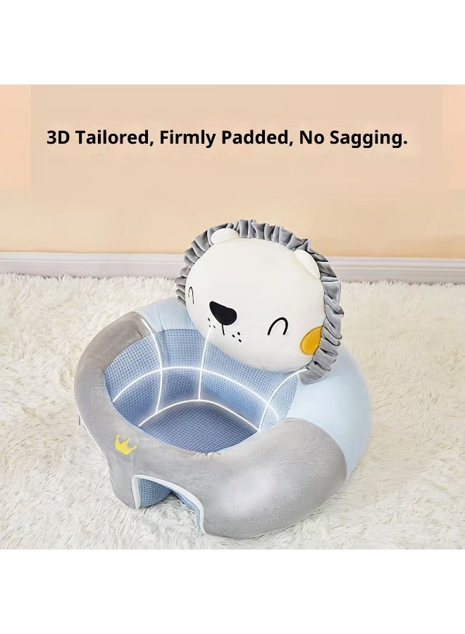 ChenDa Baby Sitting Support Seat Sofa, 3D ergonomic design, 100% grade A organic fabric, stable and no sagging, suitable for learning to sit, perfect for baby growth and development to learn sitting posture perfect toddler gift - Image 3