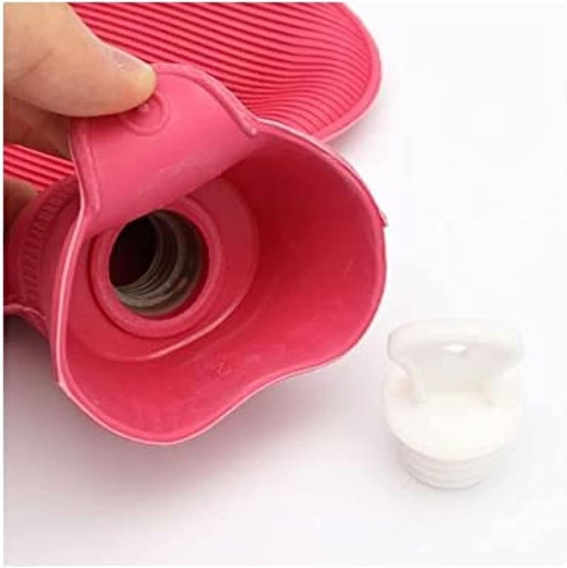 ALKAYAN Hot Water Bottle for Heat Therapy and Menstrual Pain Relief, BPA Free, Wide M... - Image 3