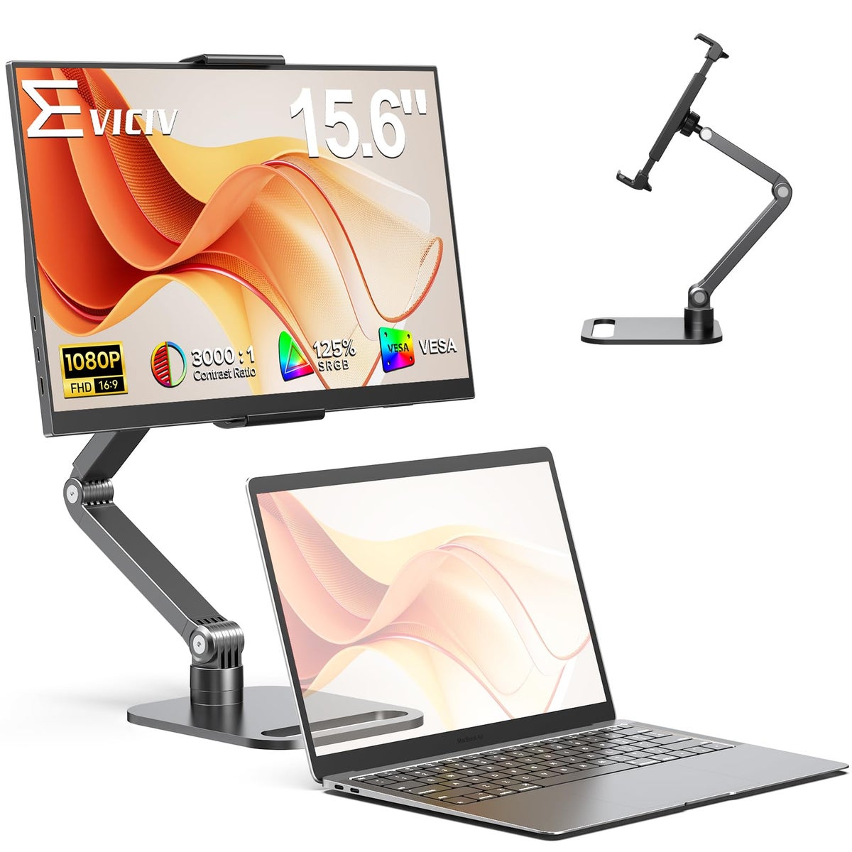 Generic Generic 15 6 Portable Monitor With Metal Stand 15.6 inch Z06A5DACF4403D28A3EA3Z